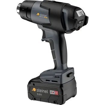 Horkovzdušná pistole Steinel HEISSLUFTGEBLAESE AKKU MH5 KF SC 5,5AH horkovzdušná pistole akumulátor, vč. nabíječky, kufřík, 900 W, 068233