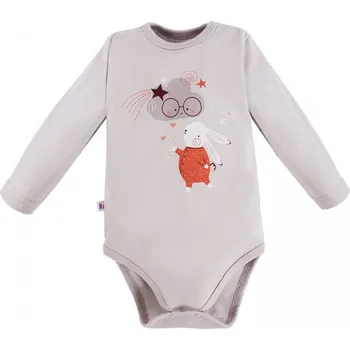 Eevi Body s dlouhým rukávem MELLOW šedé - 80