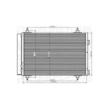 Výparník klimatizace Kondenzátor, klimatizace MAGNETI MARELLI 350203916000