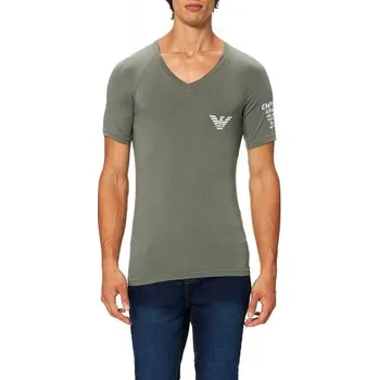 Pánské tričko Pánské triko Emporio Armani 111760 1A725 zelená L