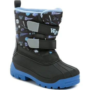 Dívčí zimní obuv Wojtylko 4Z24103G černo modré dětské zimní boty EUR 31