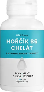 MOVit Energy Hořčík B6 Chelát 30 cps.