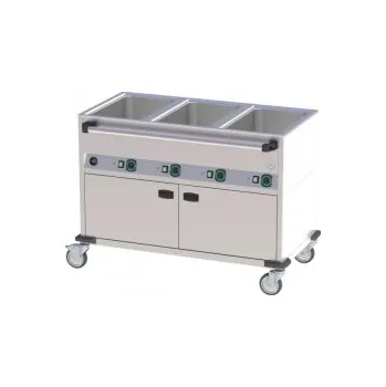 Vodní lázeň pojízdná elektrická GN 3-1/1 opláštěná vyhřívaná | RM - BMPD 3120 CSH, Provedení ovládání na delší straně