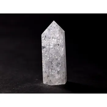 Drahý kámen Magieprirody.cz Obelisk Křišťál pukaný 86 g špice 73 mm #A206