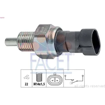 Spínač, světlo zpátečky FACET 7.6117