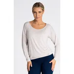 Světle béžová volná halenka M981 Beige Velikost: S