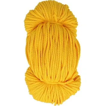 Příze Oděvní šňůra PES Ø2 mm, barva Žlutá (112)