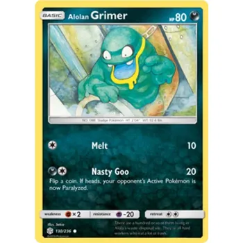Sběratelská karetní hra Alolan Grimer 130/236 - Cosmic Eclipse Typ karty: Non-Holo