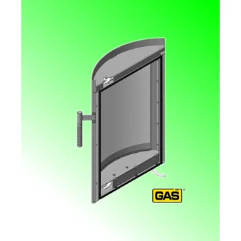 Krbová kamna Dvířka ohniště pro kamna ROMOTOP LUGO N - ŠEDÁ