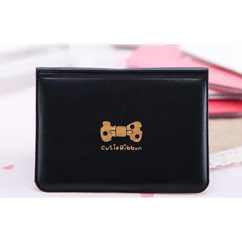 Peněženka Jednoduchá roztomilá peněženka na karty - Černá