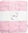 Baby Nellys Love háčkovaná deka 75 x 95 cm, světle růžová