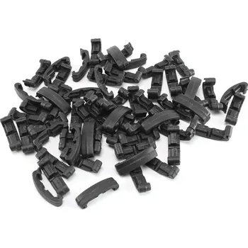 FMA Segmentové krytky RIS lišty, 60 kusů - černé