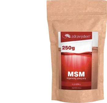 Zdravý den MSM organický zdroj síry v prášku 250 g