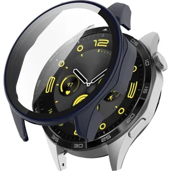 VSECHNONAMOBIL 65274 PC FULL COVER Plastový kryt se sklem pro Huawei Watch GT 4 46mm modrý