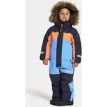 ROSTOUCÍ zimní KOMBINÉZA Didriksons Bjarven - modro oranžová KONFEKČNÍ VELIKOST: 80
