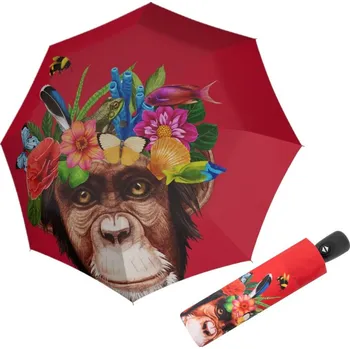 Deštník Doppler Modern Art Magic Flower Monkey - dámský plně automatický deštník