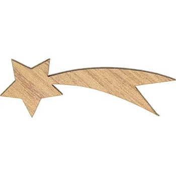 Vánoční dekorace Naše galanterie Kometa dub 5 cm