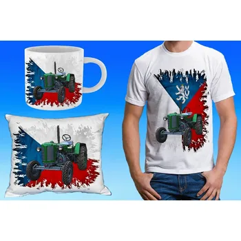 Pánské tričko dárkový set ZETOR 25A 164 (dárkový set s traktorem)