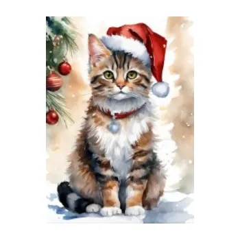 Přáníčko s potiskem šťastné a veselé