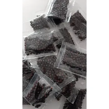 Dětské navlékací korálky Dřevěné korálky O6 mm 10g tmavě hnědé