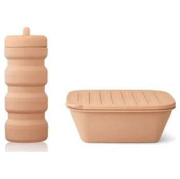 Kempingové nádobí Liewood Jose Skládací cestovní svačinový set - Tuscany Rose/Pale Tuscany