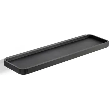 Dlouhá police do koupelny RIM Black, černá - ZONE DENMARK (RIM police do koupelny 2,5 × 44 × 11, černá - ZONE DENMARK)