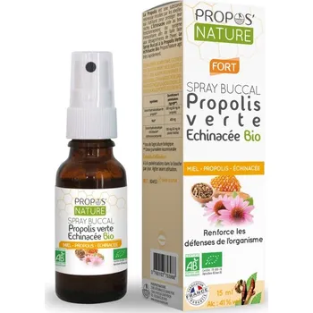 Ústní voda Propos Nature Bio Ústní sprej se zeleným propolisem a organickou echinaceou 15 ml