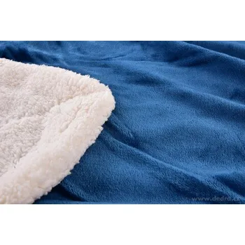 deka 2v1 ROYAL LAGOON VELVET luxusní přikrývka, dvouvrstvá 150 x 200 cm petrolejová