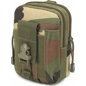 Ledvinka VOJENSKÁ TAKTICKÁ KAPSA NA LEDVINY ČERNÁ MOLLE forest camouflage (TAKTICKÁ KAPSA NA LEDVINY. Perfektní doplněk pánského šatníku nejen na cesty, ale i na každý den. Pojme a ochrání před špínou a vlhkostí všechny potřebné věci (telefon, doklady, klíče atd.)