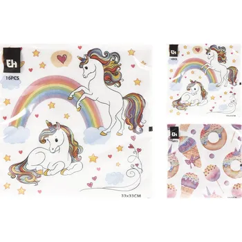 Papírový ubrousek Ubrousky 33x33 cm (16 ks v balení) - 2 dětské designy