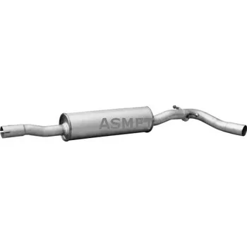Tlumič výfuku Střední tlumič výfuku ASMET 21.036