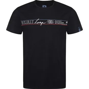 Pánské tričko Pánské triko LOAP ALPACO CLM2358 ČERNÁ S