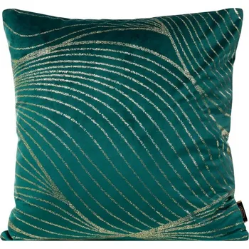 Povlečení Sametové dekorační povlak na polštář BLINK18 45x45cm - tmavě tyrkysový