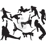 Caketools Jedlý papír "Street dance - žena" A4