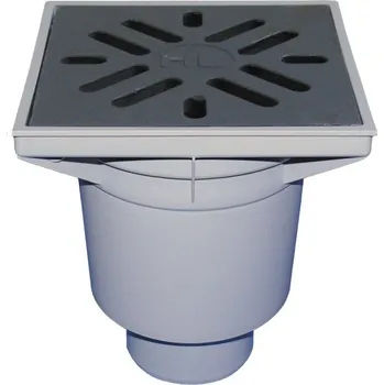 kanalizace HL 606/5 vtok dvor.lit.mříž plast.rám DN 160