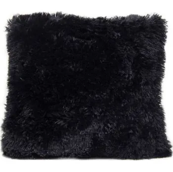 Povlečení Chlupatý povlak na polštář - černá