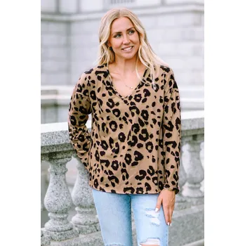 Dámská halenka OMG Dámská halenka Mashila hnědá M