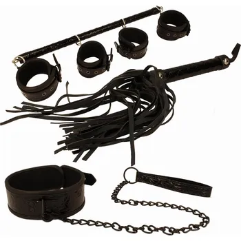 LOLO BDSM kožená sada s tyčí