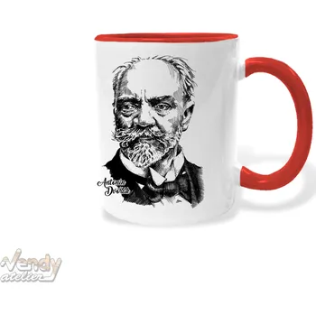 Hrnek - Antonín Dvořák Barva: Červená