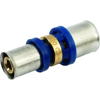 Fitinka GENERAL FITTINGS - Itálie | H-LINE lisovací přímá spojka oboustranná redukovaná, PRESS (pro PEX-AL, plastohliníkové trubky) - 32x26 H1701R