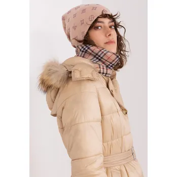 Čepice Dámská čepice se zirkony model 32585 starorůžová