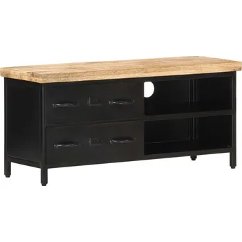Televizní stolek vidaXL TV skříňka 90 x 30 x 41 cm hrubé mangovníkové dřevo [320662]