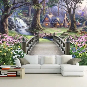 Fototapeta Solution Media 3D tapety - Kouzelná chaloupka MU250 6 - Samolepící tapeta - 380-450g/m2