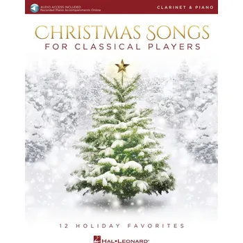 CHRISTMAS SONGS for Classical Players + Audio Online / klarinet a klavír