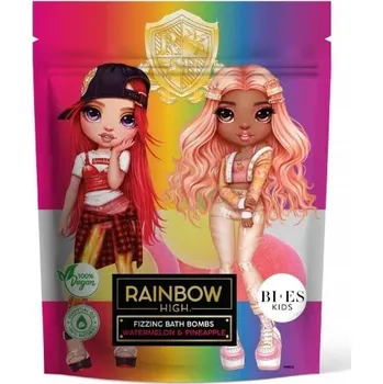 Rainbow High Bath bomba Rainbow Hight watermelon and pineapple 6*55 g