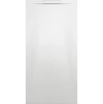 Sprchová vanička Laufen Pro - vanička obdélníková 200x100 s lineárním odtokem na kratší straně, Marbond bílá H2111810000001