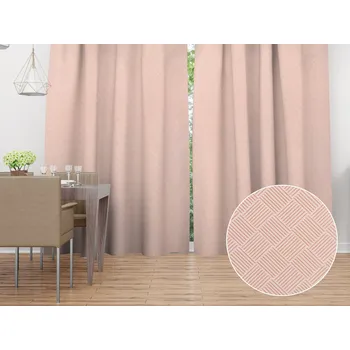 ubrus Dekorační závěs Milano TF-048 - světle růžový 150x140 cm