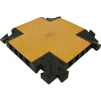 Napájecí kabel Eurolite kabelový most - kříž 550 x 550 x 60 mm, 4-kanálový