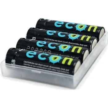 Článková baterie Wolf dobíjecí baterie Econ Batteries AA 4 ks (WFIC033) (Přenosné Ni-Zn dobíjecí USB AA baterie ideální pro hlásiče, fotoaparát, čelovky a mnoho dalších použití venku nebo uvnitř vašeho domova.)