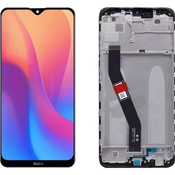 LCD displej Xiaomi Redmi 8A černý + přední kryt - rámeček